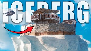 How I Defended my ICEBERG From Raiders  Rust [upl. by Anelle309]