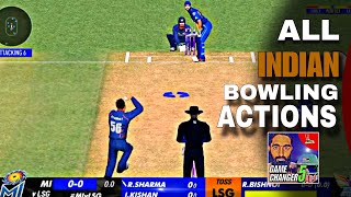 All Indian Bowling Actions from Kapil Dev to Jasprit Bumrah in Game Changer 5 v3 October Update [upl. by Ocnarfnaig385]