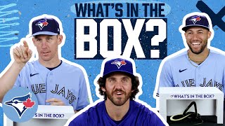 WHATS IN THE BOX The Toronto Blue Jays try to guess [upl. by Nerrag]