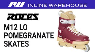 Roces M12 Lo Pomegranate Skates Review [upl. by Nagel813]