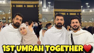 Our 1st Umrah Completed Alhamdulillah 😭❤️  Jawad Ki Tind Hogayi 🥹 [upl. by Anaer166]