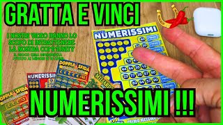 Numerissimi ➡ Tentiamo la Fortuna 🍀 ➡ Gratta e Vinci Oggi [upl. by Nerahs]