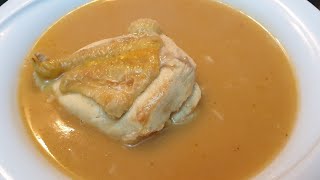 Pule me leng qull  Cervish  Easy Chicken Cream Soup with garlic [upl. by Justen719]