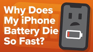 Why Does My iPhone Battery Die So Fast An Apple Techs 14 iPhone Battery Drain Fixes [upl. by Naples]