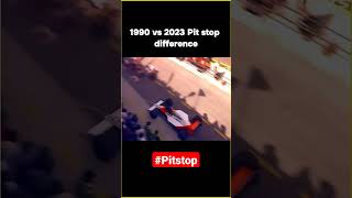 Formula 1 pit stop 1990 vs 2023 f1racing pitstop racing [upl. by Otrebcire]