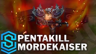 Pentakill Mordekaiser 2019 Skin Spotlight  League of Legends [upl. by Asiar]