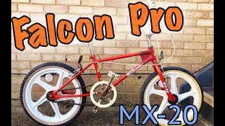 Falcon Pro MX 20  BMX Bike  1980s  OldMid School  Mag  FOR SALE [upl. by Ahserak58]