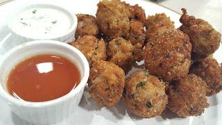 Croquetas de paleta de cerdo con salsa picante y lactonesa [upl. by Archaimbaud]