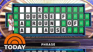 Wheel of Fortune contestant goes viral for round of sausages flub [upl. by Agnew353]