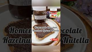 How to make Homemade Chocolate Hazelnut Spread Homemade Nutella Sugarfree Nutella recipe shorts [upl. by Nnylimaj]