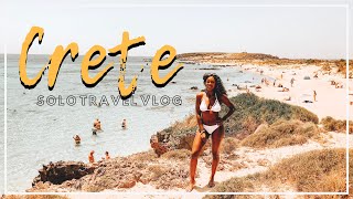 SOLO TRAVEL VLOG 3  CHANIA CRETE  5 DAYS IN GREECE 2018 [upl. by Boigie362]