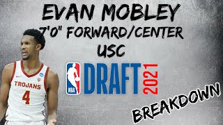 Evan Mobley Scouting Report  2021 NBA Draft Breakdowns [upl. by Redyr]