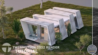 TWINMOTION 2022  Exterior Render  Path Tracing  Tutorial  Detailed [upl. by Rebm]