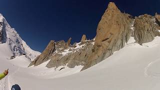 Aiguille du Midi Arête des Cosmiques 03 July 2017 Full version [upl. by Arevle]