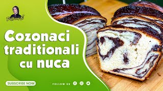 Reteta de Cozonac traditional cu nuca stafide si cacao 🍰 Pofticios TV [upl. by Mannes]