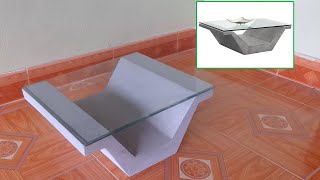 Coffee Table Design Ideas  How To Make Modern Concrete Coffee Table  DIYProject Cement [upl. by Gustav521]