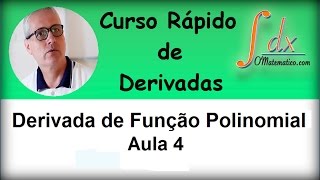 Grings  Derivada de Função Polinomial   aula 4 [upl. by Nynnahs]