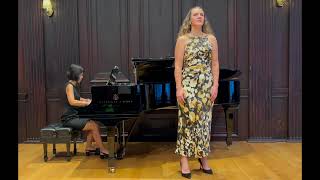 quotWie Melodienquot from Fünf Lieder  Johannes Brahms  Julia Janowski mezzosoprano [upl. by Nelac]