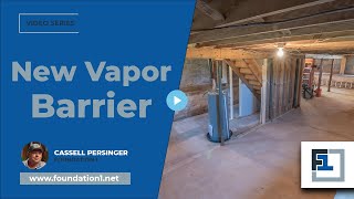 Can You Put a New Vapor Barrier Over an Old One  Foundation 1 [upl. by Charlean]