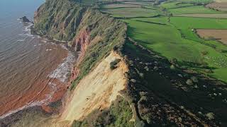 Sidmouth Cliff Fall Jacobs Ladder October 2024 [upl. by Yhtnomit14]