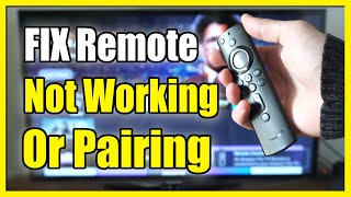 How to Fix Remote Not Working amp Not Pairing on Firestick 4k Easy Method [upl. by Ailin]