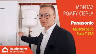 Montaż pompy ciepła Panasonic Aquarea Split Seria TCAP [upl. by Hars71]