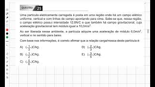 RESOLUÇÃO DA PROVA DE FÍSICA UNIT MEDICINA 20251 [upl. by Tierney]