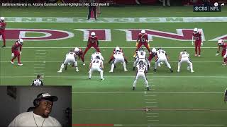 JuJuReacts To Baltimore Ravens vs Arizona Cardinals Game Highlights  NFL 2023 Week 8 [upl. by Brause738]