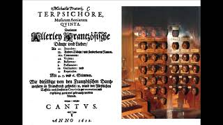 M Praetorius 15711621 Spagnoletta XXVIII from Terpsichore  Organ transcription [upl. by Aldwon]