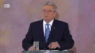 Gauck auf der Suche nach Europas Identität RedeAusschnitte  Journal [upl. by Shipp94]