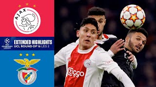 Ajax vs Benfica Extended Highlights  UCL Round of 16  Leg 2  CBS Sports Golazo [upl. by Ydda]