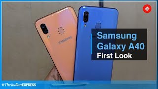 Samsung Galaxy A40 Launched With Dual Cameras First look [upl. by Nosral306]