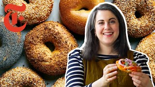 Claire Saffitz Makes Homemade Bagels  NYT Cooking [upl. by Ainattirb170]