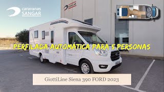 2023 GiottiLine Siena 390 FORD  CARAVANAS SANGAR [upl. by Sair]