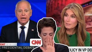 MSNBC has onair meltdown after Vance outclasses Walz in VP debate [upl. by Eeliram]