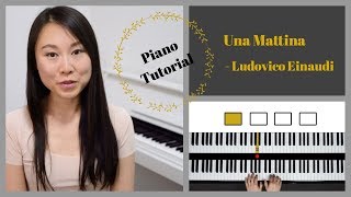 Una Mattina  🎼 Piano Tutorial deutsch Teil 1 von 3 [upl. by Ardnaeed]