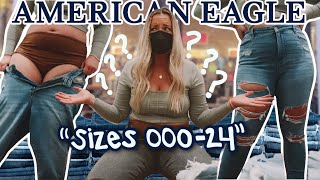 what happened to American Eagles quotINCLUSIVEquot sizing inside the fitting room [upl. by Nickolai]