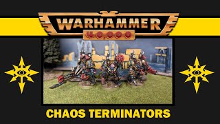 Chaos Terminators Warhammer 40k 2nd edition [upl. by Jahdol]