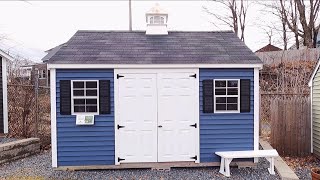 💙💙10x14 SHED  SHE SHED  MAN CAVE  STORAGE IDEAS  VIRTUAL SHED TOUR 35 [upl. by Napier]