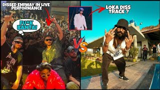 EMIWAY vs RAFTAAR amp KRSNA Continues  LIVE PERFORMANCE amp LOKA DISS [upl. by Oirasan56]