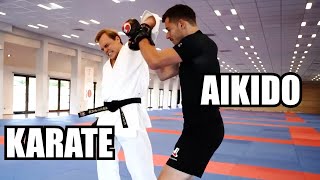 Aikido vs Karate  REAL SPARRING [upl. by Arturo]