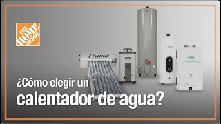 Cómo elegir un calentador de agua  Plomería [upl. by Atilem330]