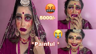 I Went To The WORST Reviewed BRIDAL make up artist in Bangladesh 😭GONE WRONG cream apar boin [upl. by Ettezzil]