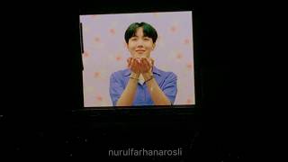 190406 BTS JHope Solo  VCR JHJK  Trivia Just DanceBTS LOVE YOURSELF WORLD TOUR IN BANGKOK [upl. by Yrellam]