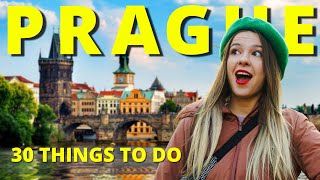 TOP 30 Things to Do in Prague FirstTimers Travel Guide [upl. by Hewe523]