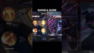 RAFAELA Guide Build Emblem Combos and Counter mobilelegends forsakenmlbb mlbb fyp [upl. by Otrebla]