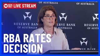 LIVE The RBA Hands Down Its Latest Rates Decision  10 News First [upl. by Eittam749]