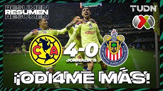 América 40 Chivas  HIGHLIGHTS  América 40 Chivas  AP2023J8  Liga Mx  TUDN [upl. by Burg]