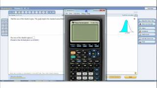 Using the TI to find probabilities in the Standard Normal Distribution [upl. by Yvonner]