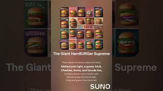 THE GIANT HAMBURGER song by linhmuzikagmailcom ampAI4 [upl. by Aihsila]